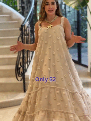 Elegant Patchwork Appliqué Camisole Dress For Women – Square Neck, Sleeveless, High Waist, Open Back Long Dress